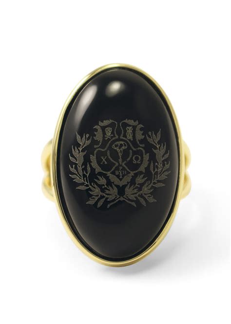 cheap chi omega ring|collegiate standard chi omega.